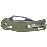 Klein OGK002GNT KTO Resurgence Knife, Clip Point Blade, Moss Green Handle - 6