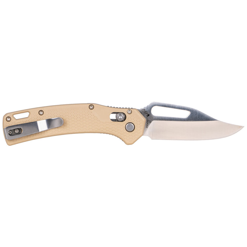 Klein OGK002TNT KTO Resurgence Knife,Clip Point Blade, Sand Handle - 4