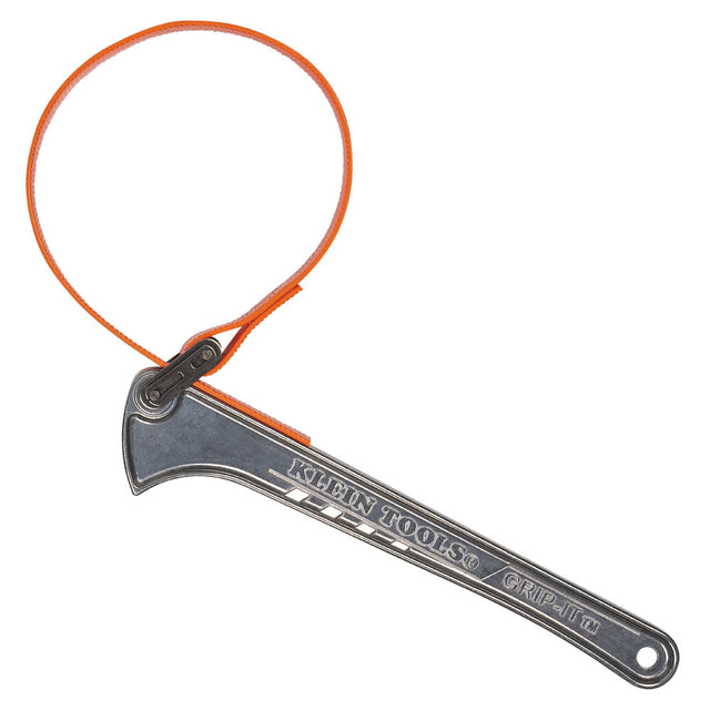 Klein S12HB Grip-It Strap Wrench, 1-1/2 to 5", 12" Handle