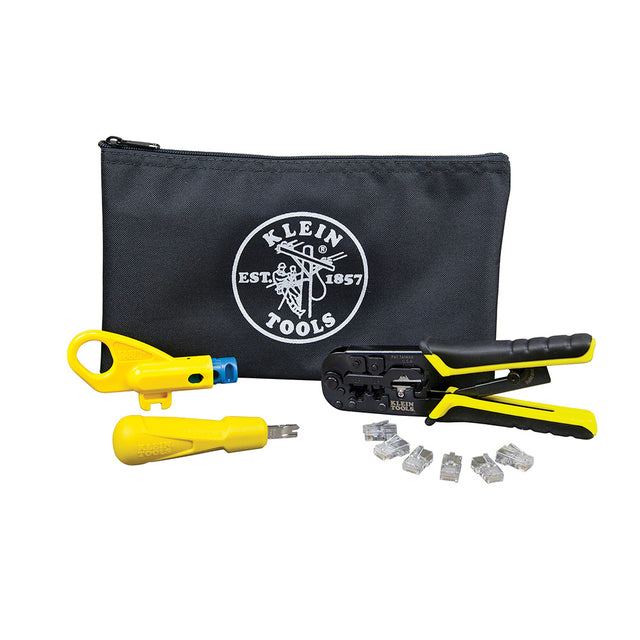 Klein VDV026212 Twisted Pair Installation Kit with Zipper Pouch