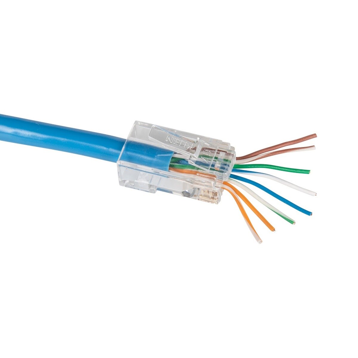 Klein VDV826-764 Pass-Thru Modular RJ45 CAT6A UTP Data Plugs (200 Pack) - 8