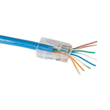 Klein VDV826-764 Pass-Thru Modular RJ45 CAT6A UTP Data Plugs (200 Pack) - 8
