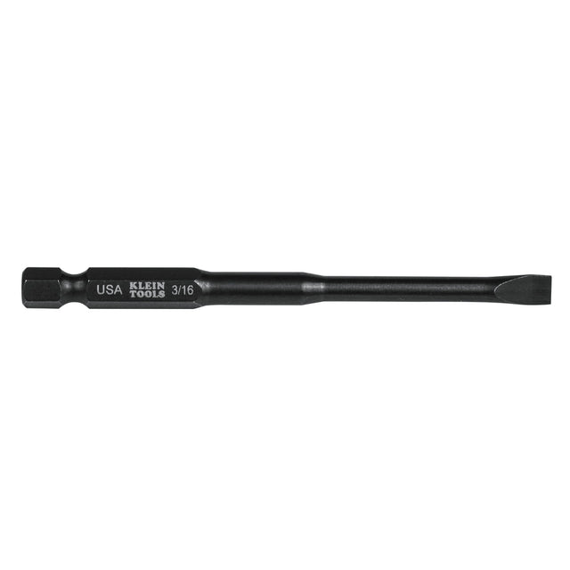 Klein Tools SL316355 3/16" Slotted Drivers, 3-1/2" Bit, 5-Pack