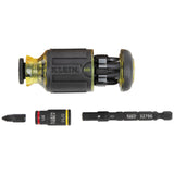 Klein 32308F 10-in-1 Impact-Rated Stubby Driver Set with Flip Socket - 7