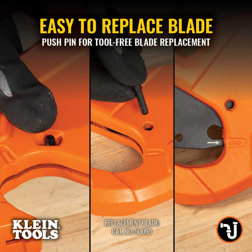 Klein 50044 1-1/4-Inch Precision Ratcheting PVC Pipe Cutter - 8