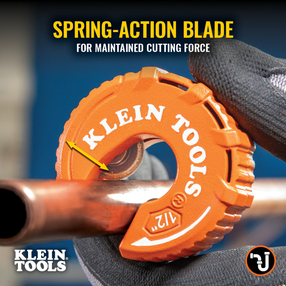 Klein 50055 1/2-Inch C-Style Copper Tubing Cutter - 9