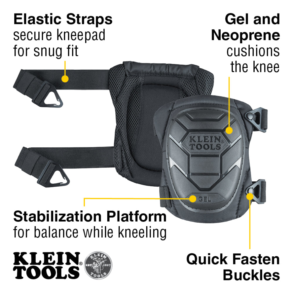 Klein 60895 Semi-Round Stabilizer Knee Pad - 2