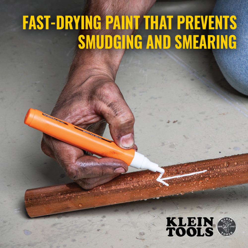 Klein 86344 Skribes Paint Marker, White - 3