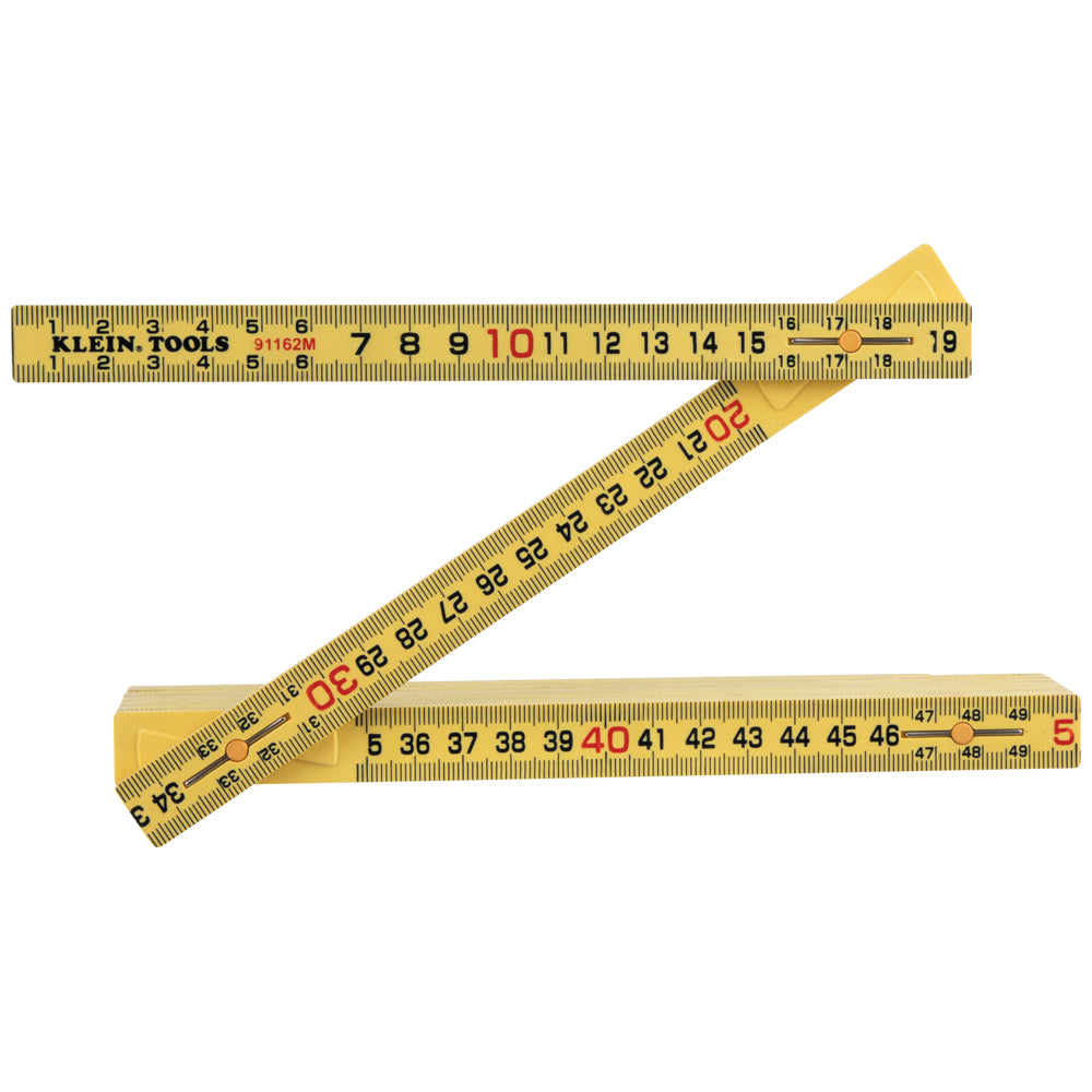 Klein 91162M Fiberglass Folding Ruler, Outside Reading, Metric - 3