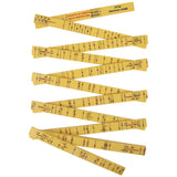 Klein 91163B Fiberglass Folding Rule, Outside Reading, Brick Scale - 3