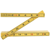 Klein 91163B Fiberglass Folding Rule, Outside Reading, Brick Scale - 4