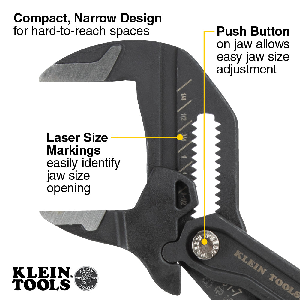 Klein D53102KIT Compact Plier Wrench Set, 2-Piece - 2