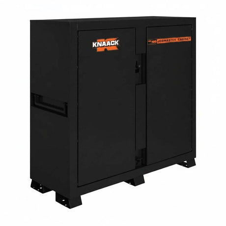 Knaack 109-KL-50NR 47.5 cu ft Model 109 Jobmaster Jobsite Cabinet Locking Tool Storage with Padlock - Black
