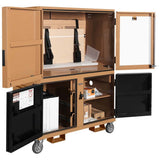 Knaack 118-01-KL 55" x 30" x 75" Model 118-01 DataVault Mobile Digital Plan Station - 9