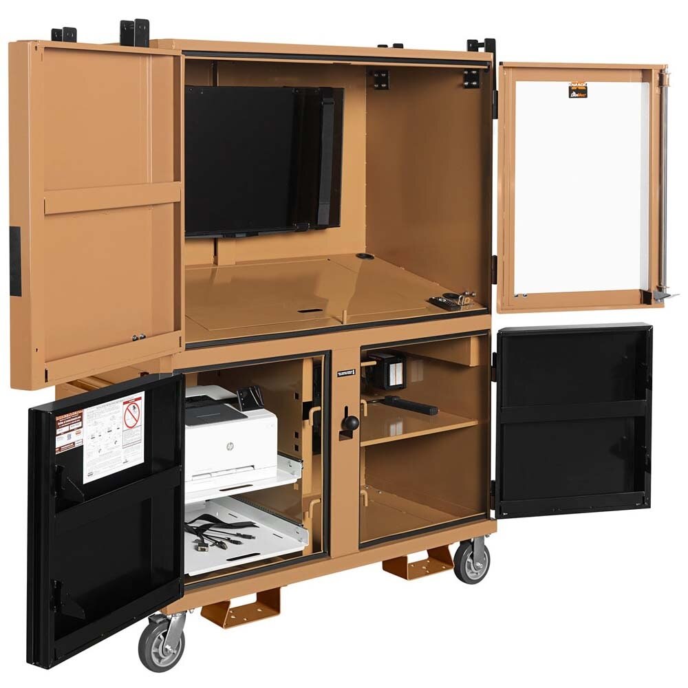 Knaack 118-01-KL 55" x 30" x 75" Model 118-01 DataVault Mobile Digital Plan Station - 10