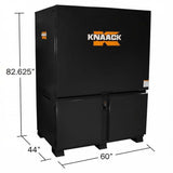 Knaack 118-M-KL-50NR 39.3 x 26.79 x 48.25" DataVault Mobile Digital Plan Station Jobsite Box with 32" Monitor and 4 GFCI Outlets (2 Pack) - Black - 3