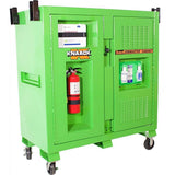 Knaack 139-SK-01-KL 60" W x 30" D x 60" H Model 139-SK-01 Safety Kage Steel Jobsite Cabinet with Padlock