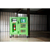 Knaack 139-SK-01-KL 60" W x 30" D x 60" H Model 139-SK-01 Safety Kage Steel Jobsite Cabinet with Padlock - 5
