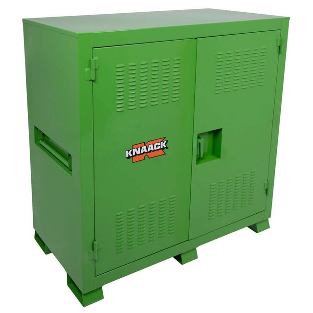 Knaack 139-SK-03-KL 60" x 30" x 60" Safety Kage Locking Steel Storage Cabinet Safety Green