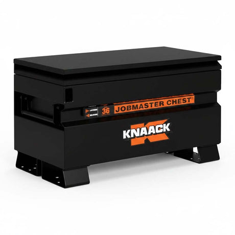Knaack 36-KL-50NR 36" W x 19" D x 21.5" H, 7 cu ft Model 36-KL Jobmaster Steel Jobsite Chest Tool Box - Black