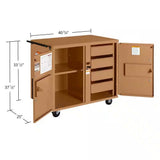 Knaack 44-KL 40.6" W x 25" D x 37.5" H Model 44 Rolling Workbench 800 lb Load Capacity - 2