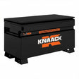 Knaack 4824-KL-50NR 48" W x 24" D x 28-1/2" H, 16 cu ft Model 4824 Jobmaster Steel Jobsite Chest Box with Padlock - Black