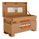 Knaack 4824-KL  48" W x 24" D x 28-1/2" H, 16 cu ft Model 4824 Steel Jobsite Chest Box with Padlock - 2