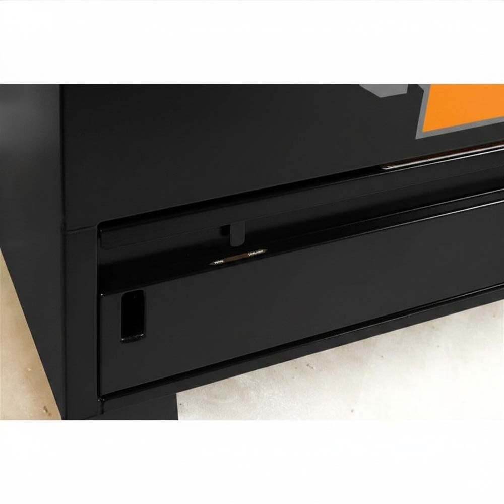 Knaack 4830-D-KL-50NR 48" x 30" x 35", 17 cu ft Model 4830-D Jobsite Chest with Junk Trunk Drawer (2 Padlocks) - Black - 7