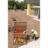 Knaack 4830-D-KL  48" x 30" x 35", 17 cu ft Model 4830-D Jobsite Chest with Junk Trunk Drawer(2 Padlocks) - 10
