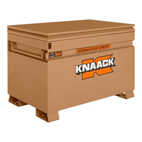 Knaack 4830-KL  48" L x 30" W x 29" H, 25.25 cu ft Model 4830 Steel Jobsite Storage Chest Tool Box with Padlock