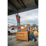 Knaack 4830-KL  48" L x 30" W x 29" H, 25.25 cu ft Model 4830 Steel Jobsite Storage Chest Tool Box with Padlock - 5