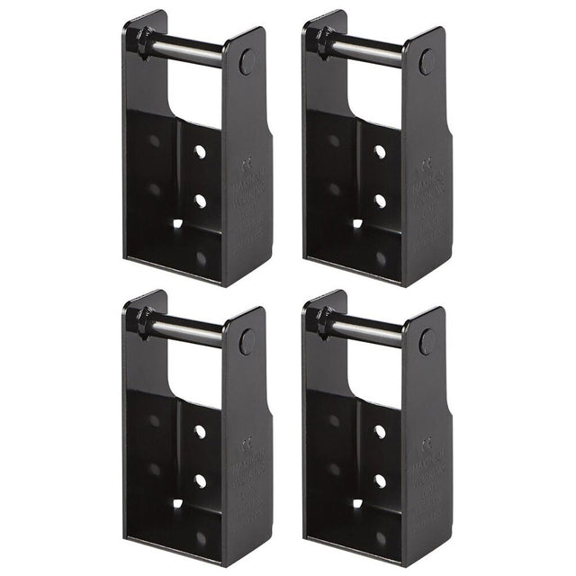 Knaack 497  14" x 8" x 9" Crane Lift Kit 2500 lb Capacity Steel Lift Brackets (4 Brackets)