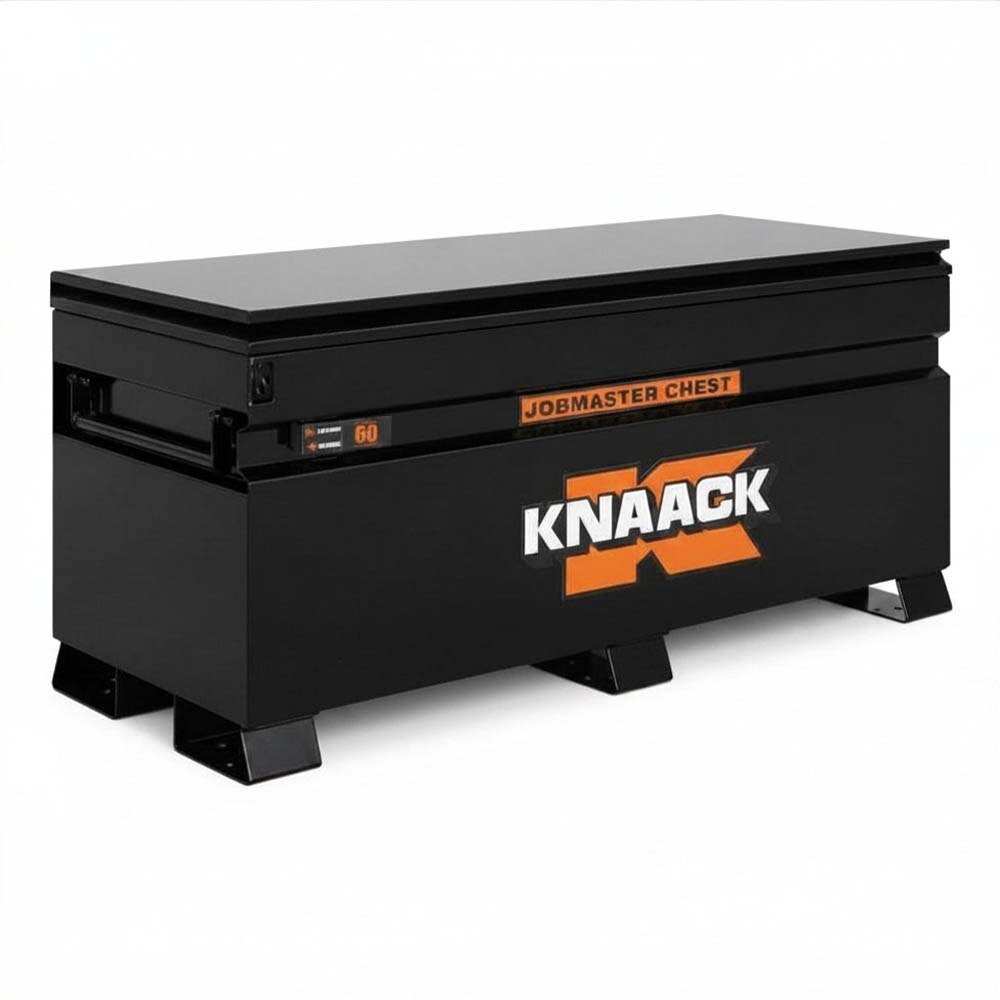 Knaack 60-KL-50NR 60" W x 24" D x 28.5" H, 20.25 cu ft Model 60 Jobmaster Chest Style Jobsite Storage Box - Black