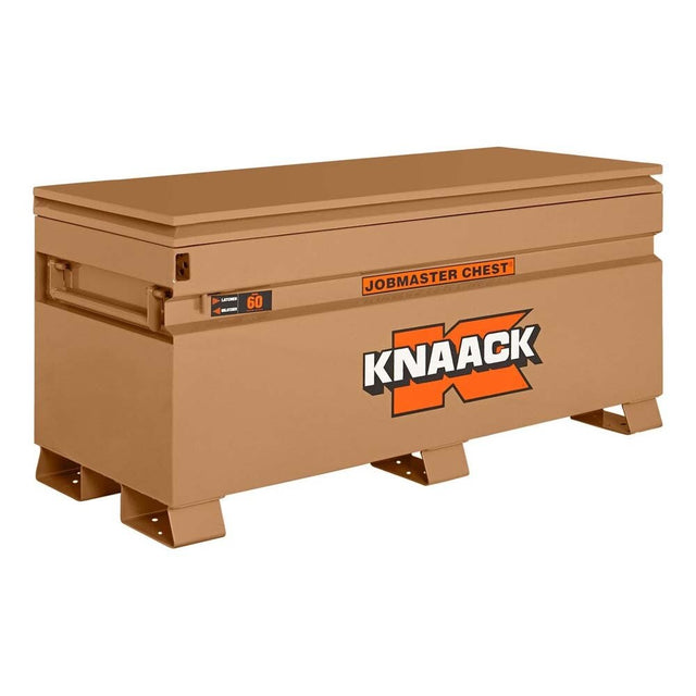 Knaack 60-KL 60" W x 24" D x 28.5" H, 20.25 cu ft Model 60 Chest Style Jobsite Storage Box, Tan
