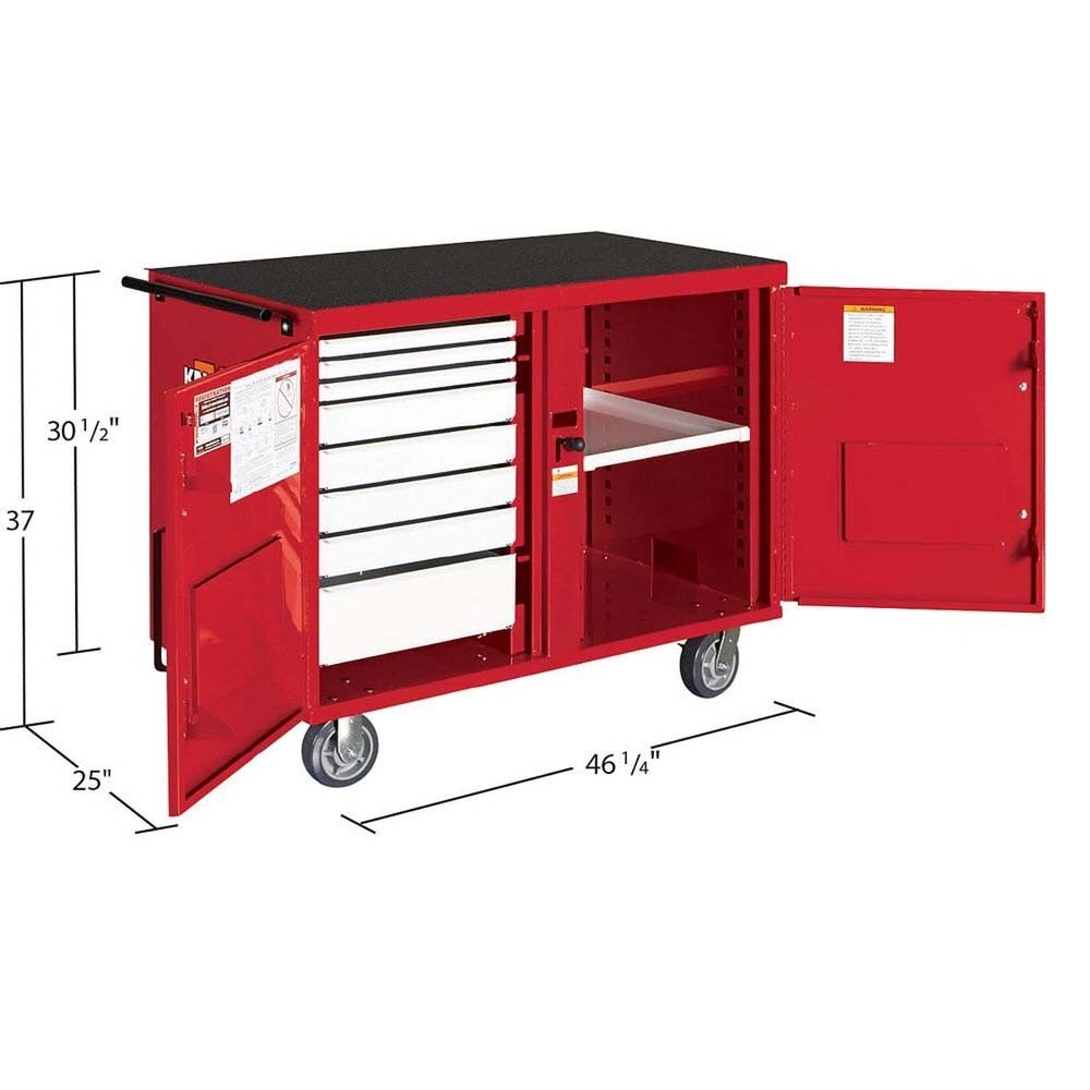Knaack 63-KL 46.25" W x 25" D x 37.5" H Model 63-KL Rolling Mechanics Chest Workbench - 3