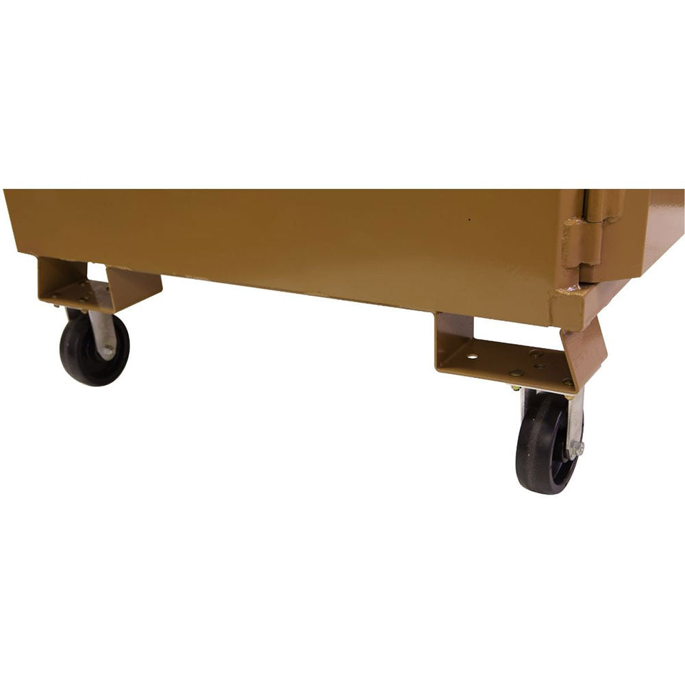 Knaack 695 6" Solid Polypropylene Heavy-Duty Caster Set with Brakes (4 Pack) - 3
