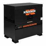 Knaack 79-KL-50NR 48" x 30" x 49" Model 79 Jobmaster Steel Piano Jobsite Storage Box with Watchman IV Lock System (Includes 2 Padlocks) - Black