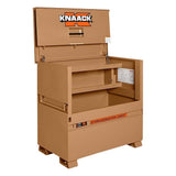 Knaack 79-KL 48" x 30" x 49"  Model 79 Steel Piano Jobsite Storage Box with Watchman IV Lock System (Includes 2 Padlocks) - 3