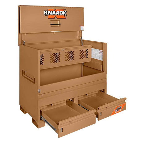 Knaack 89-D-KL 60" x 30" x 49" Model 89-D Piano Box with Junk Trunk Jobsite Storage Box