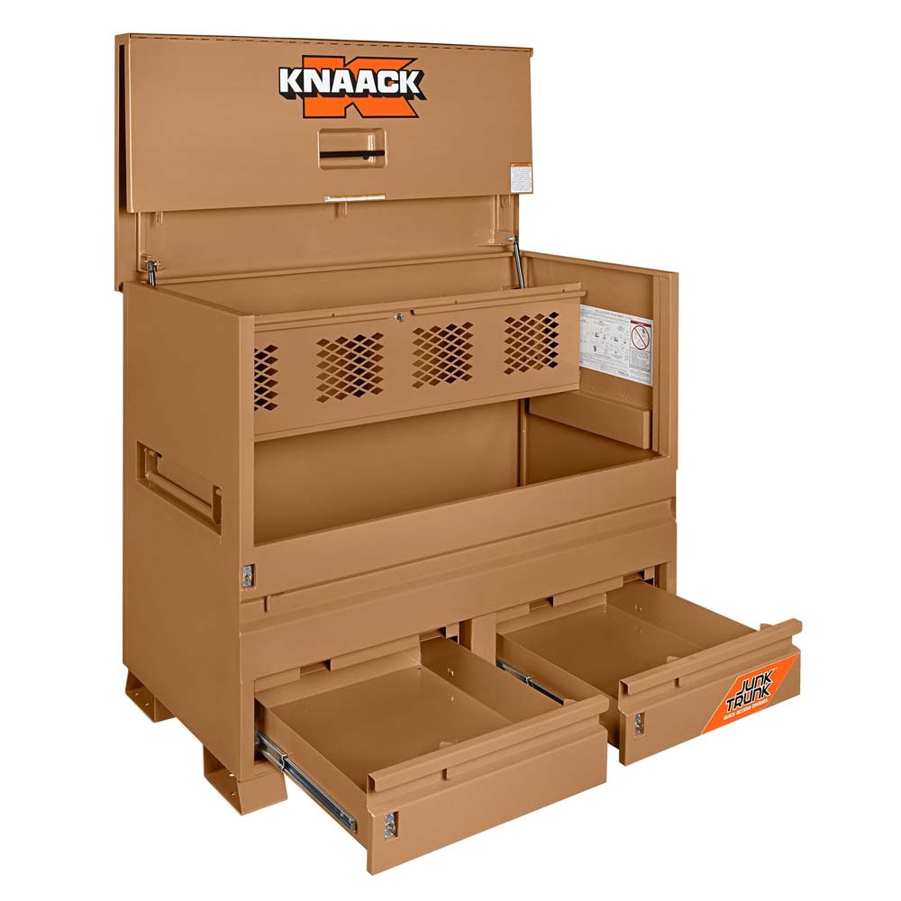 Knaack 89-D-KL 60" x 30" x 49" Model 89-D Piano Box with Junk Trunk Jobsite Storage Box
