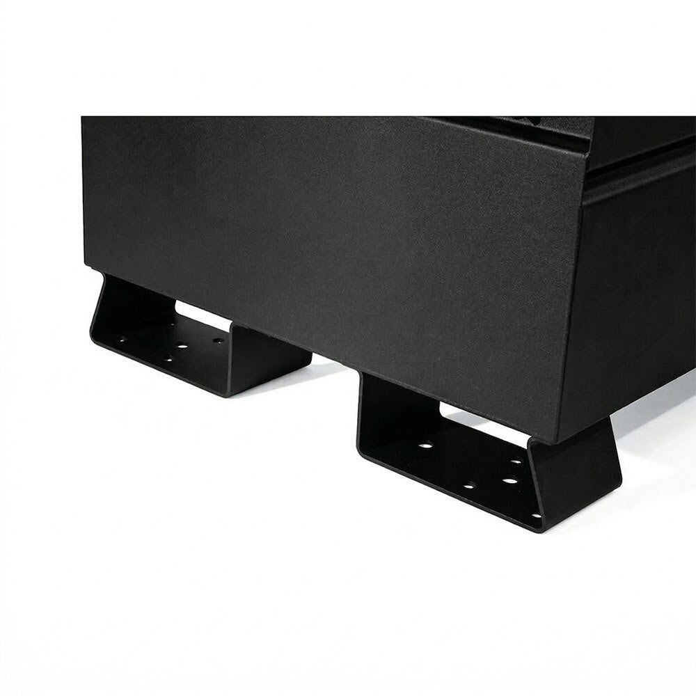 Knaack 89-KL-50NR 60" W x 49" H, 47.8 cu ft Model 89 Piano Box Steel Jobsite Storage Box, Jet Black - 3