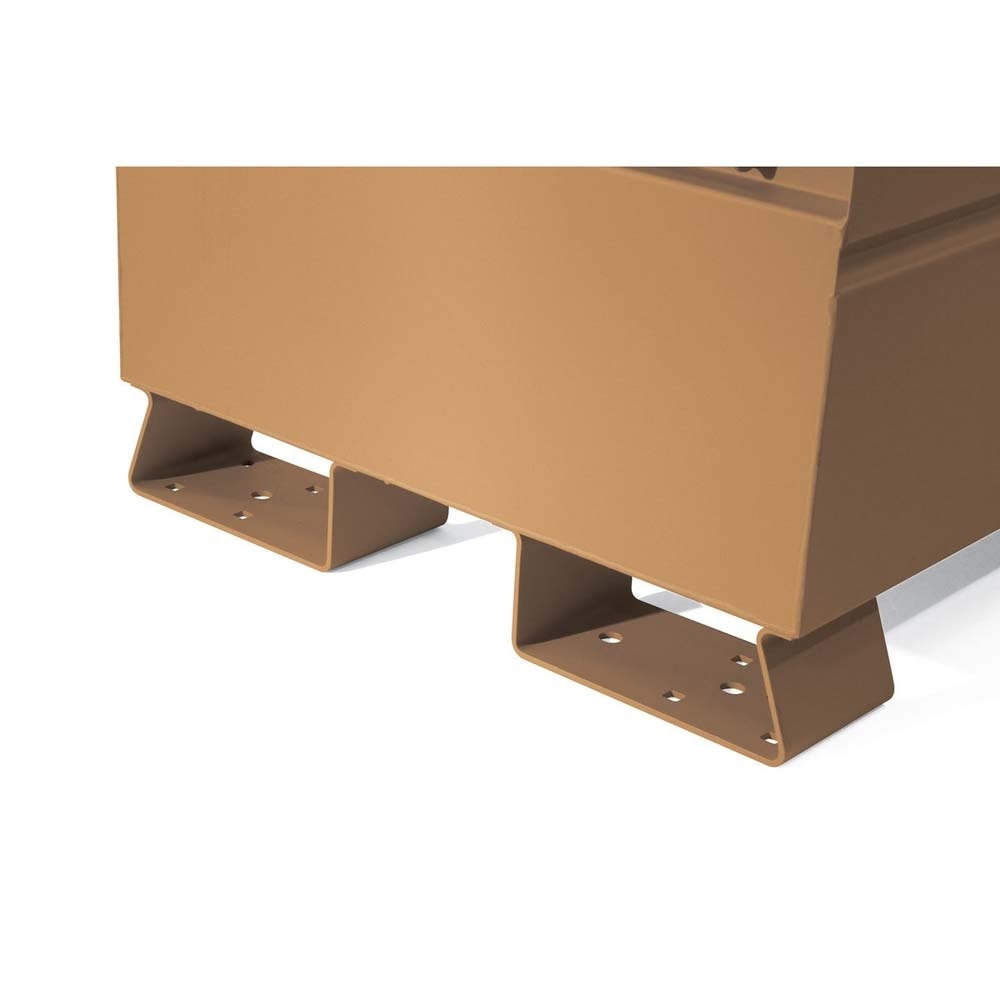 Knaack 89-KL 60" x 30" x 49" Model 89 Piano Box Steel Jobsite Storage Chest, Tan - 4