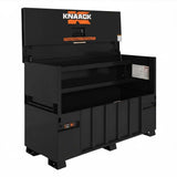 Knaack 91-KL-50NR 72" x 30" x 49", 57.5 cu ft Model 91 StorageMaster Piano Box with 44" Loading Ramp (Includes 2 Padlocks) - Black - 2