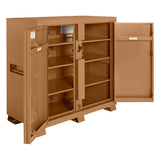 Knaack 99-KL 60" x 30" x 60", 59.4 cu ft  Model 99 Locking Jobsite Cabinet (Includes 2 Padlocks) - 3