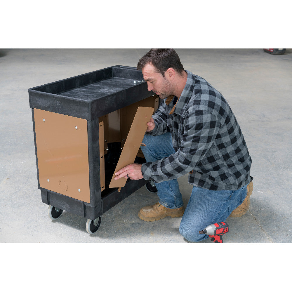 Knaack Cart Armour CA-03 with Rubbermaid FG452089BLA Cart - 6