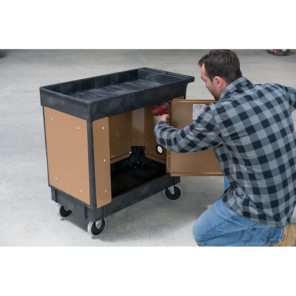 Knaack Cart Armour CA-03 with Rubbermaid FG452089BLA Cart - 7