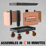 Knaack KAT-01  45.5" x 27" x 37" Armoured Transport Steel Plate Armored Utility Cart 750 lb Load Capacity - 16