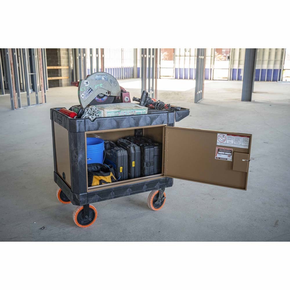 Knaack KAT-01  45.5" x 27" x 37" Armoured Transport Steel Plate Armored Utility Cart 750 lb Load Capacity - 22