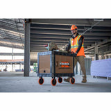 Knaack KAT-01  45.5" x 27" x 37" Armoured Transport Steel Plate Armored Utility Cart 750 lb Load Capacity - 24