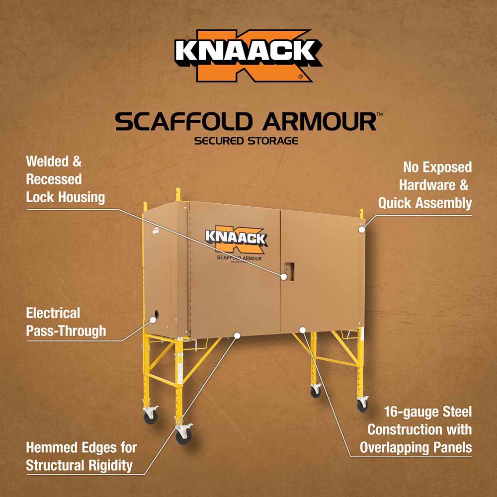 Knaack SA-01 Scaffold Armour Mobile Secured Storage - 2